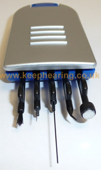 Hearing Aid Cleaning Kit 5-in-1 Keephearing Ltd