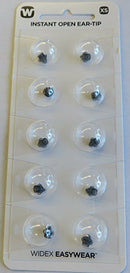 Widex Instant Tip Hearing Aid Domes - Pack of 10. All Sizes. Brand NEW. Keephearing Ltd