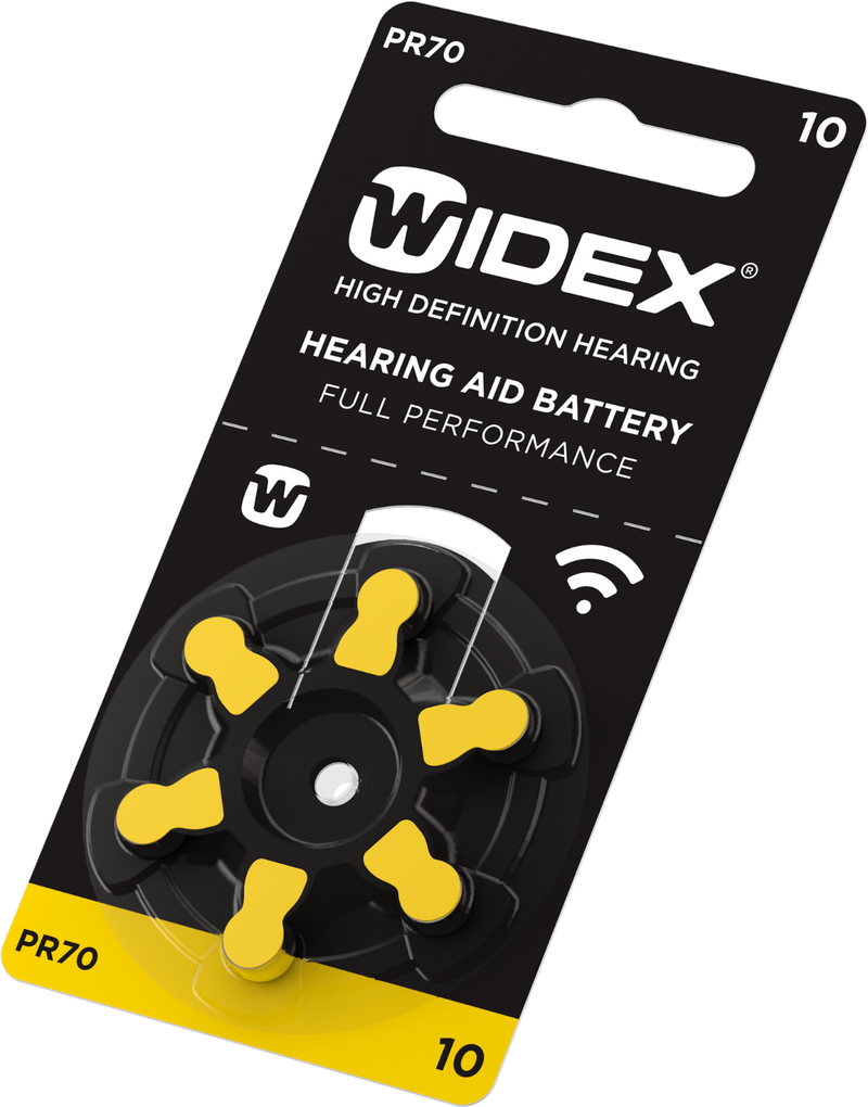 Rayovac Hearing Aid Batteries Size 10 Yellow - WIDEX Branding Keephearing Ltd