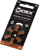 Rayovac Hearing Aid Batteries Size 312 Brown - WIDEX Branding Expires 2029
