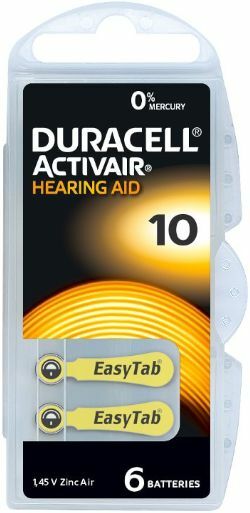 Duracell GENUINE Activair Mercury Free Hearing Aid Batteries Size 10 Keephearing Ltd