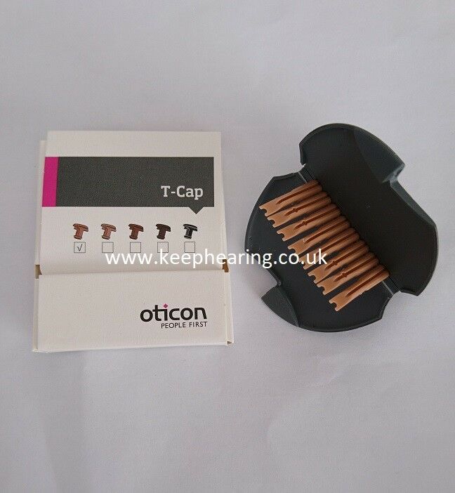 Oticon T-Cap Mic Cover (Pack of 8 Caps) Various Colours Keephearing Ltd