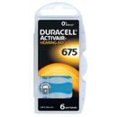 Duracell Activair Mercury Free Hearing Aid Batteries Size 675-Expires April 2028