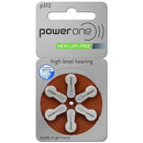 Powerone Size 312 Mercury Free Hearing aid batteries